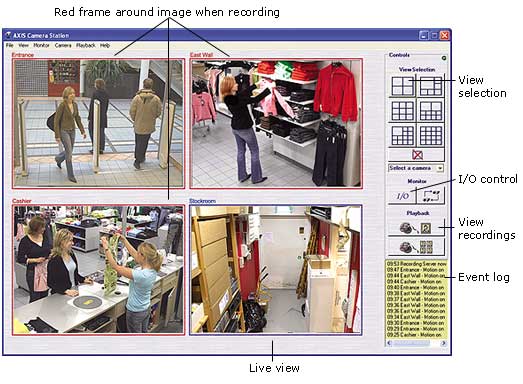 AXIS Camera Station User interface 1 1005